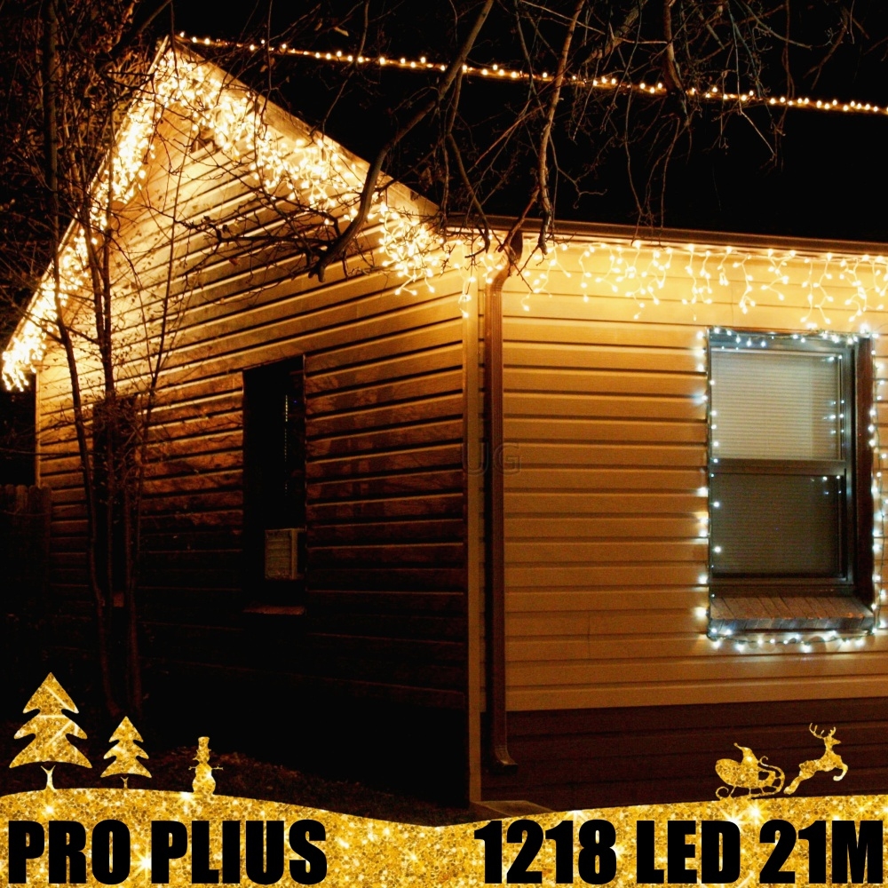 Profesionali lauko girlianda varvekliai 1218 LED PRO PLIUS