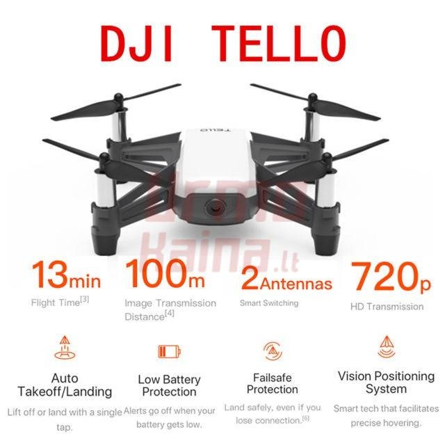 Ryze tech tello dji dronas